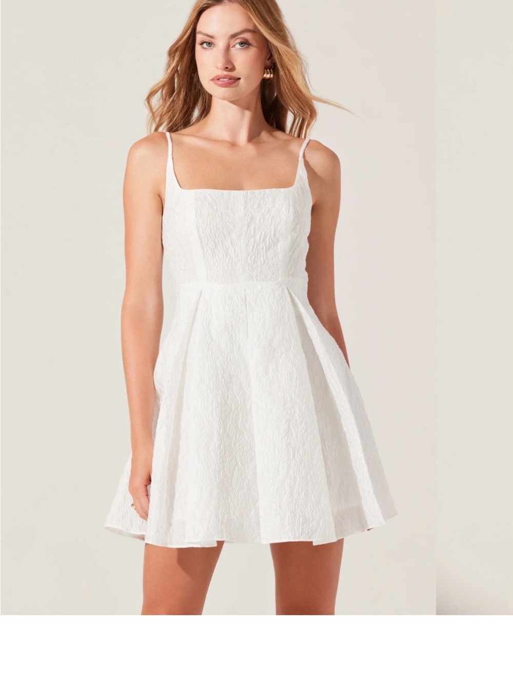ASTR Ellie Jacquard Mini Dress size Medium